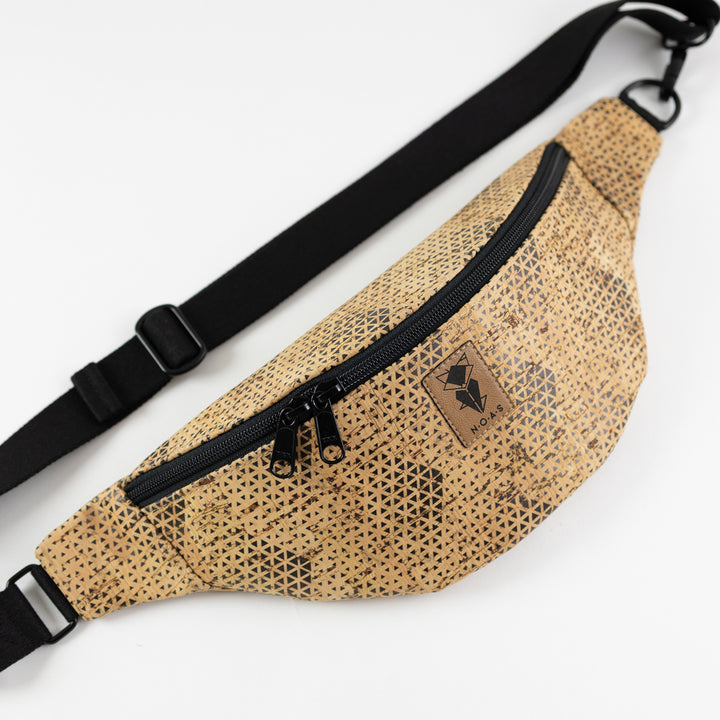 Bauchtasche Kork Dreiecke Size M