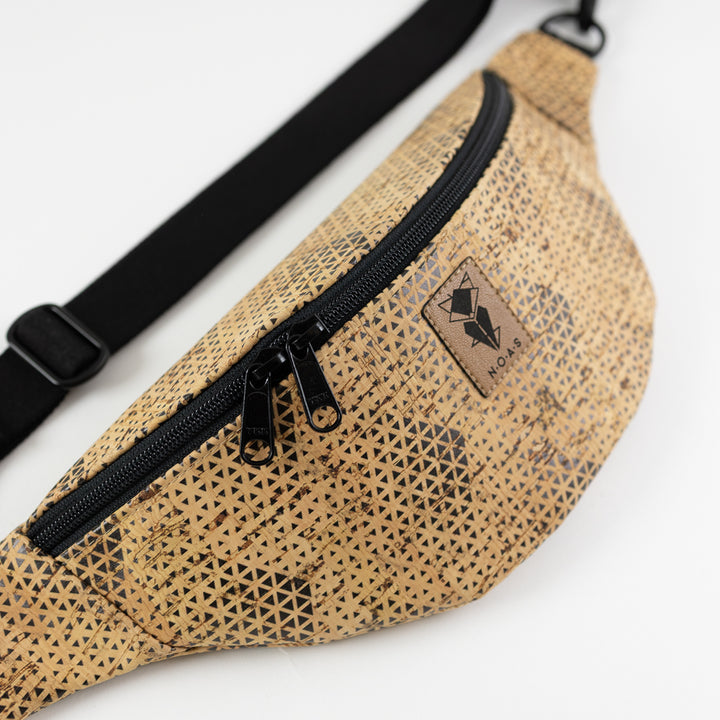 Bauchtasche Kork Dreiecke Size M