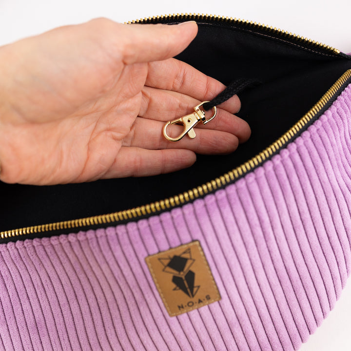 Bauchtasche CORD Lilac Size L