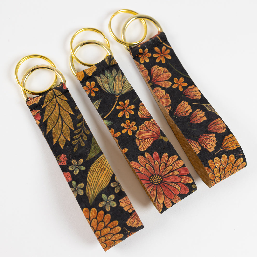 Kork Flower Schlüsselanhänger