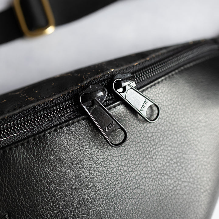 Bauchtasche Rainbow Kork Schwarz Size L