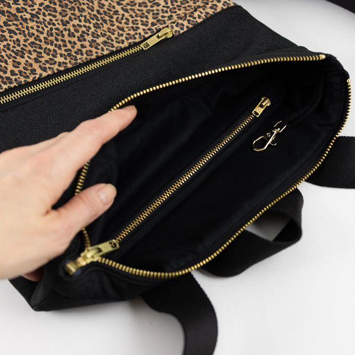 Mini-Rucksack Kork Leo mit Geheimfach