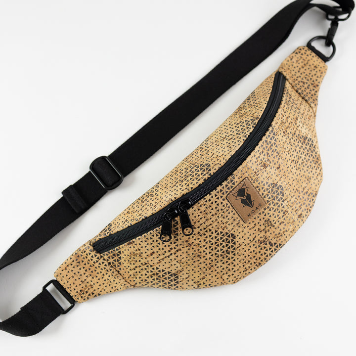 Bauchtasche Kork Dreiecke Size M