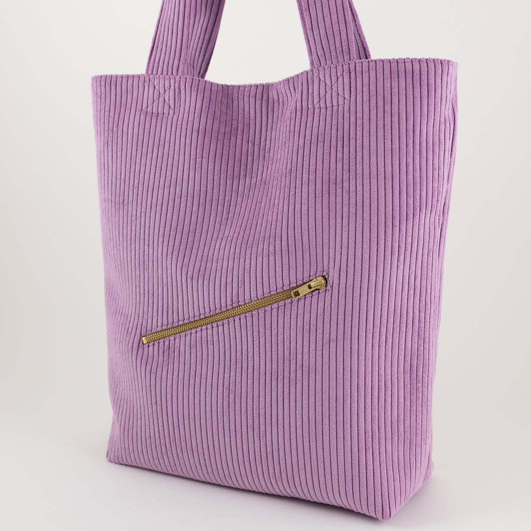 Cord Shopper Lilac