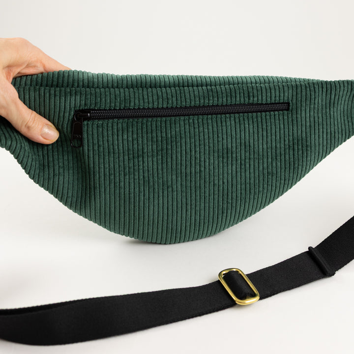 Bum Bag CORD Forest Green Size L