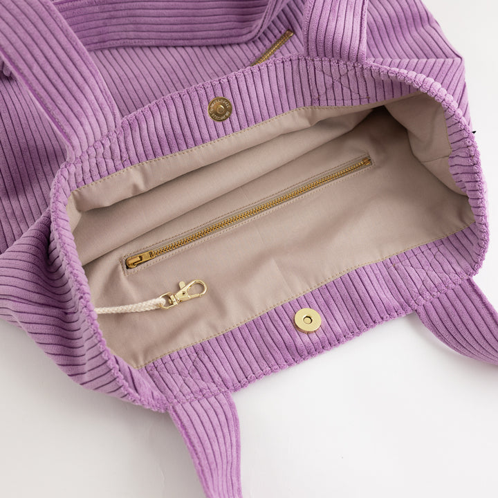Cord Shopper Lilac