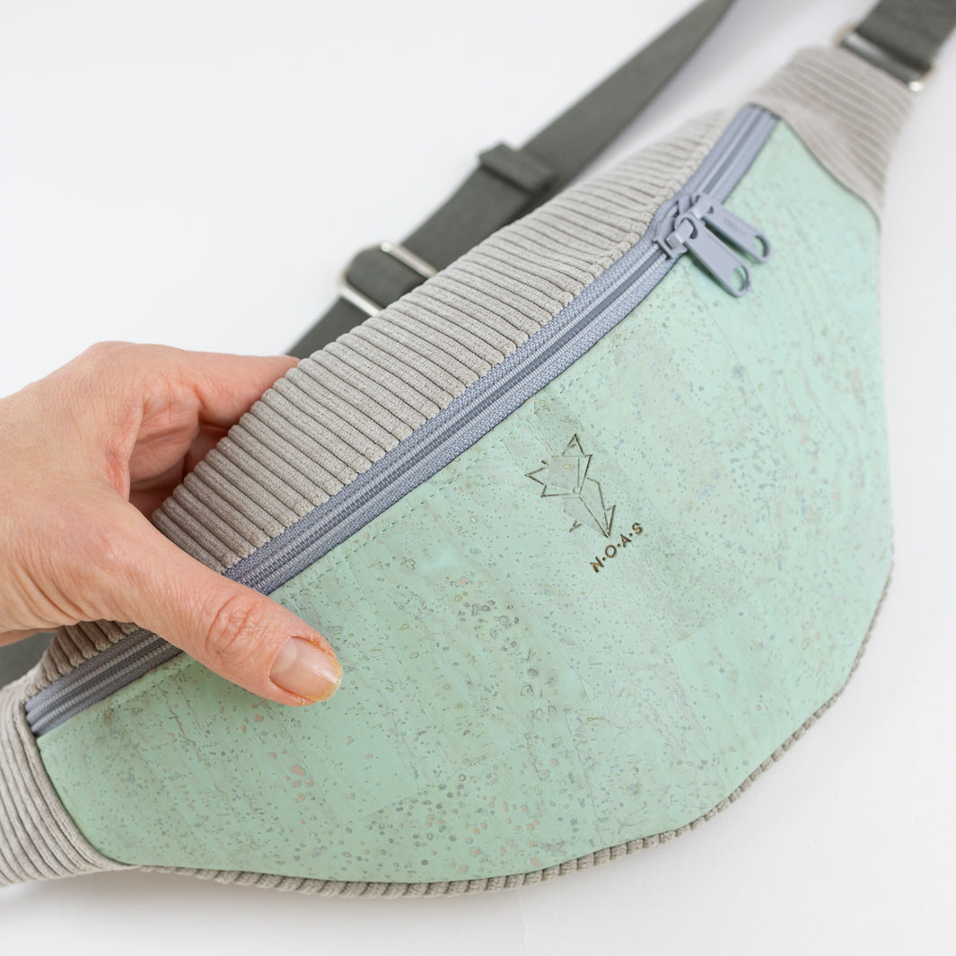 Choose your material combination - Fanny Pack Cord & Cork Size L
