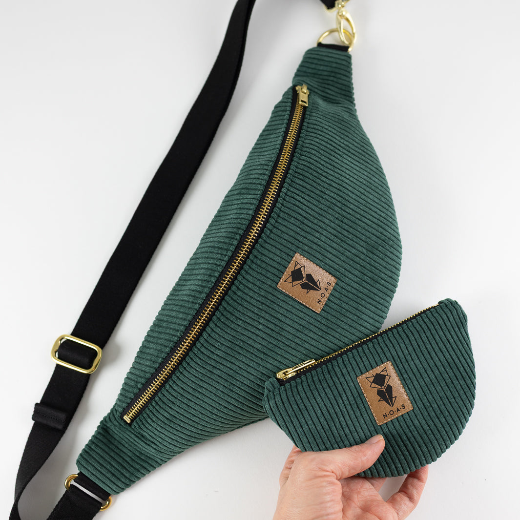 Bauchtasche Cord Cord Schultertasche MAONI Bauchtasche Cord