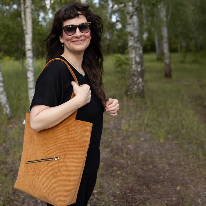 Cord Shopper Himmelblau