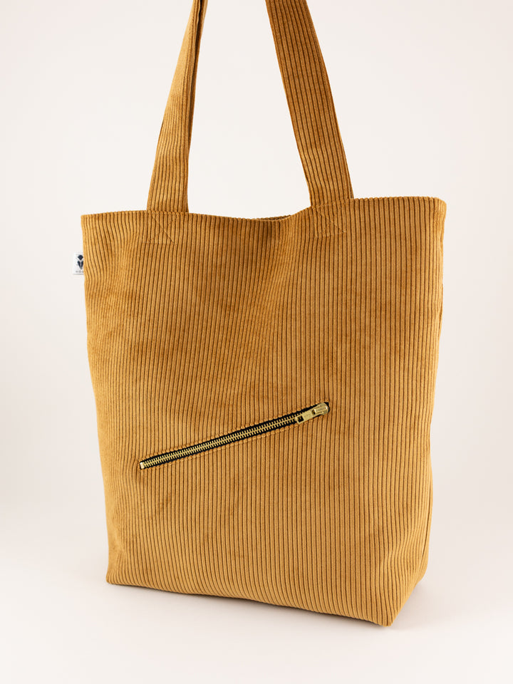 Cord Shopper Honiggelb