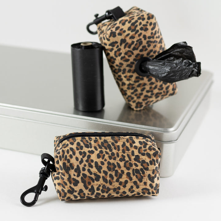 Mini-Tasche für Hundekotbeutel – Kork Leo