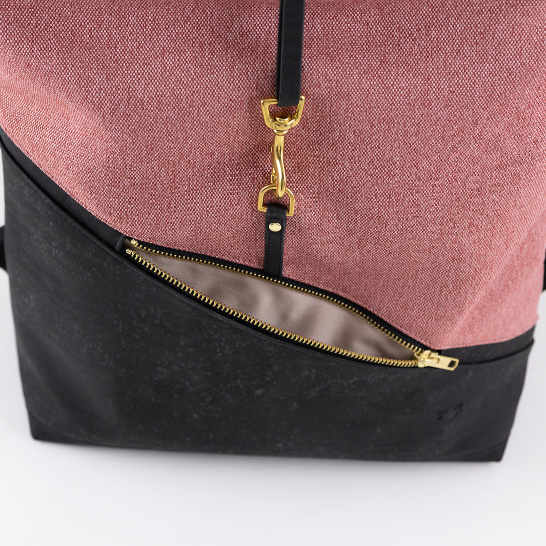 Wähle deine Materialkombination - NOAS Rolltop Rucksack Everyday – Size M | mit Laptopfach