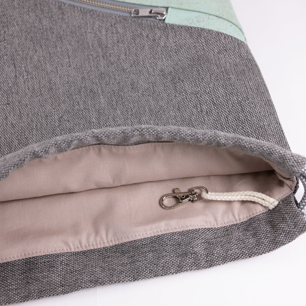 Wähle deine Materialkombination - Turnbeutel Kork & Canvas