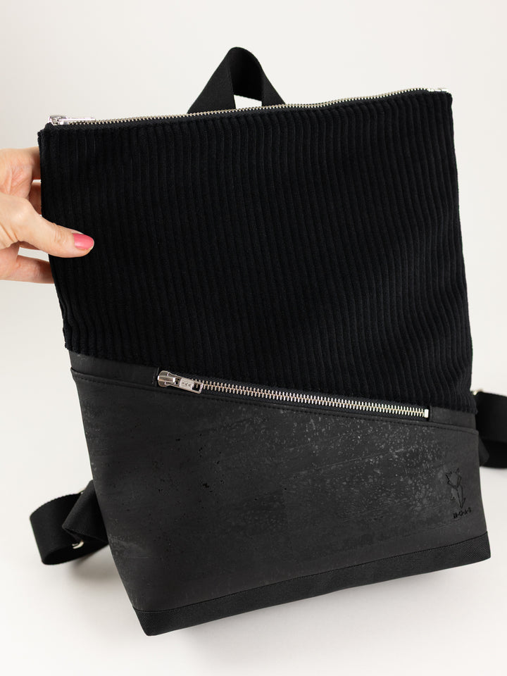 Wähle deine Materialkombination - Mini-Rucksack Kork & Cord