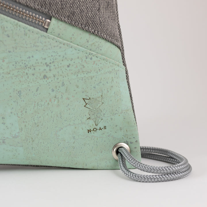 Wähle deine Materialkombination - Turnbeutel Kork & Canvas
