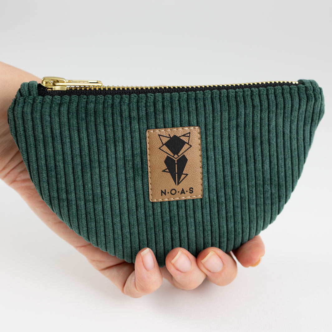Moon Bag Geldbörse Cord Waldgrün - Main Image