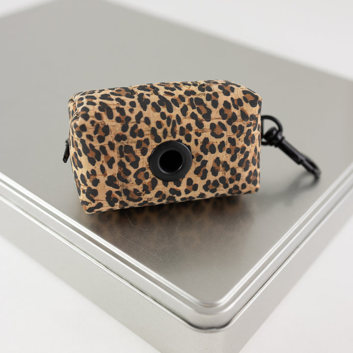 Mini-Tasche für Hundekotbeutel – Kork Leo