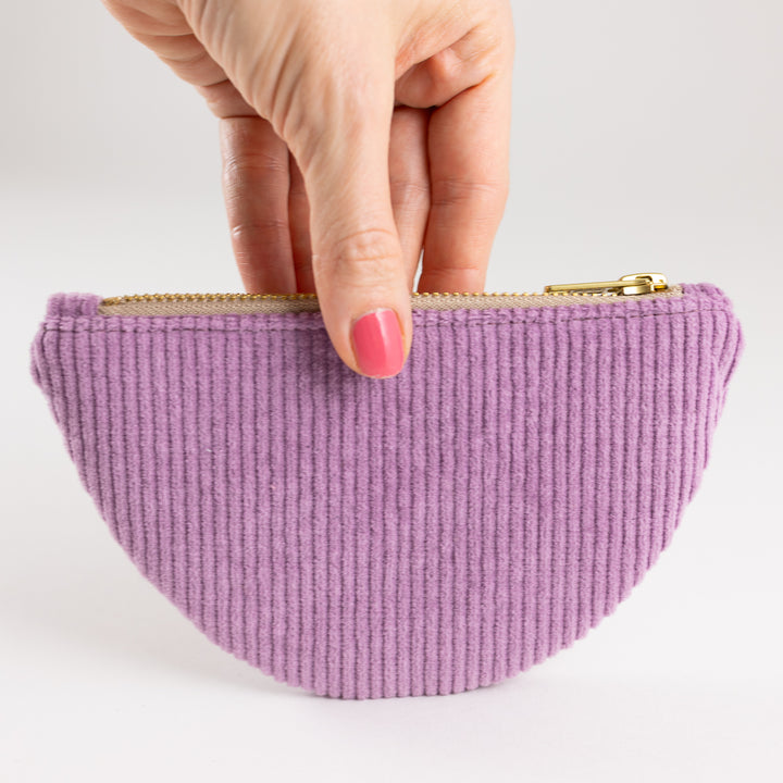 Moon Bag Geldbörse Cord Lilac