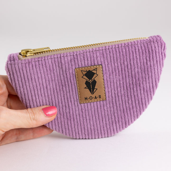 Moon Bag Geldbörse Cord Lilac