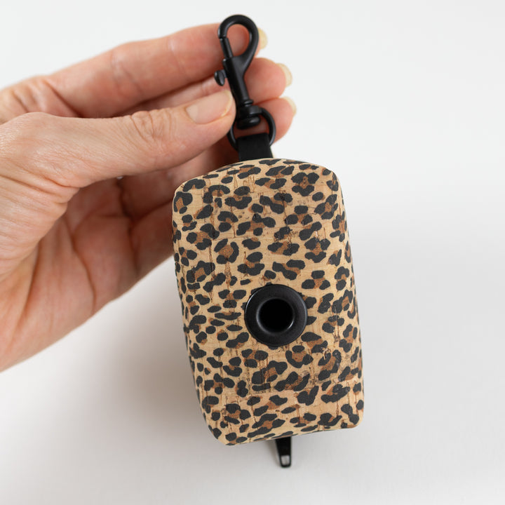 Mini-Tasche für Hundekotbeutel – Kork Leo