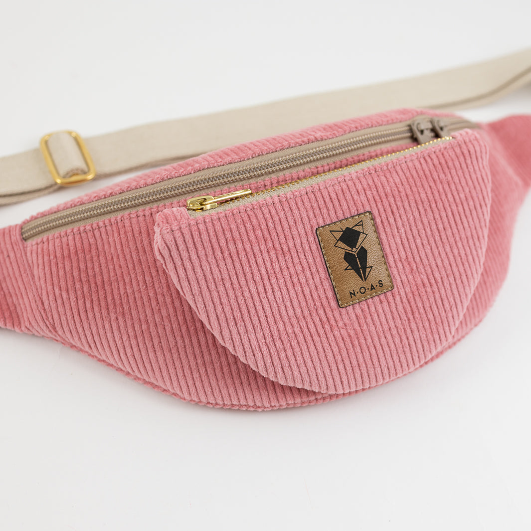 Moon Bag Geldbörse Cord Bubblegum