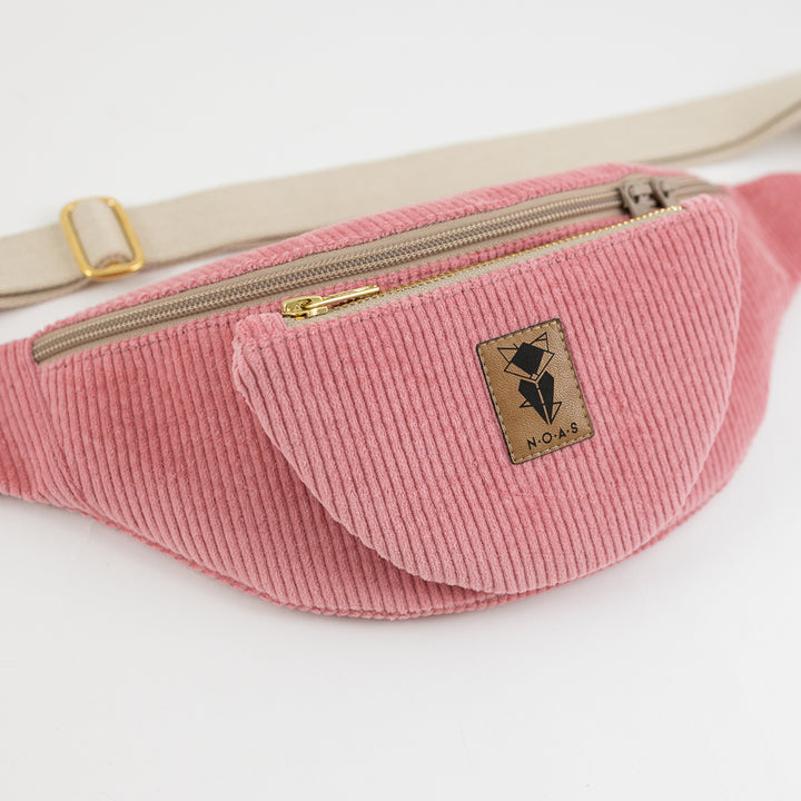 Moon Bag Geldbörse Cord Bubblegum