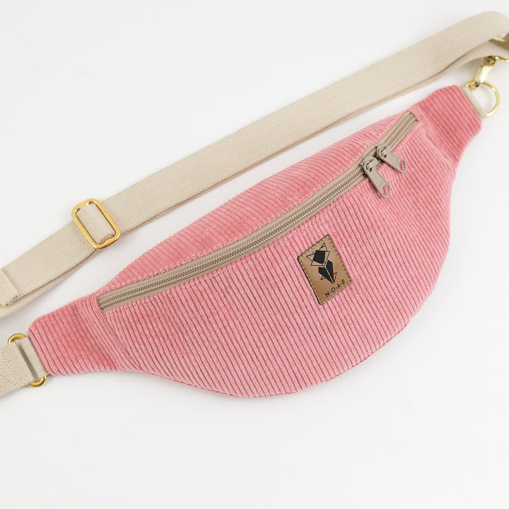 Bauchtasche Cord Bubblegum Size M