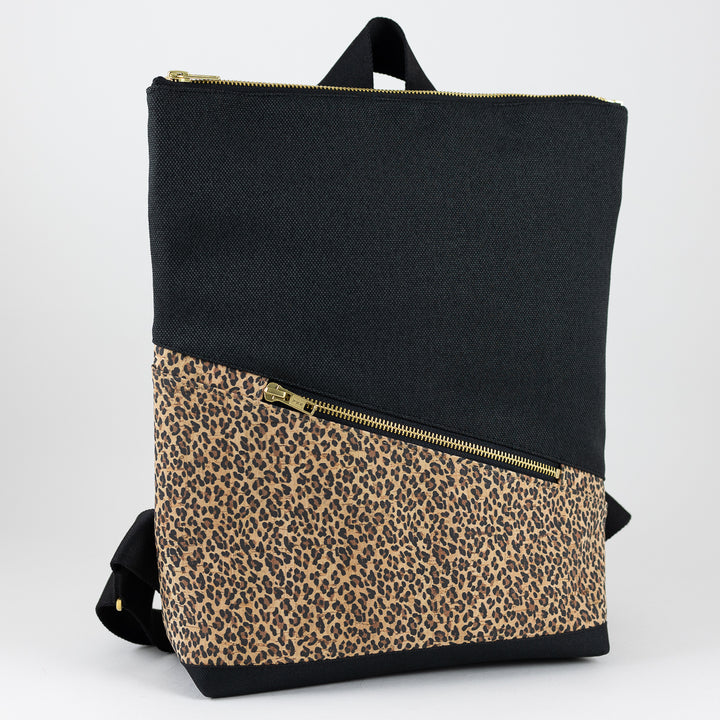 Mini-Rucksack Kork Leo mit Geheimfach