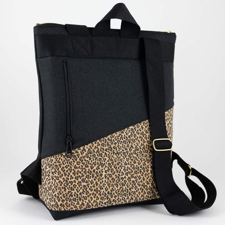 Mini-Rucksack Kork Leo mit Geheimfach