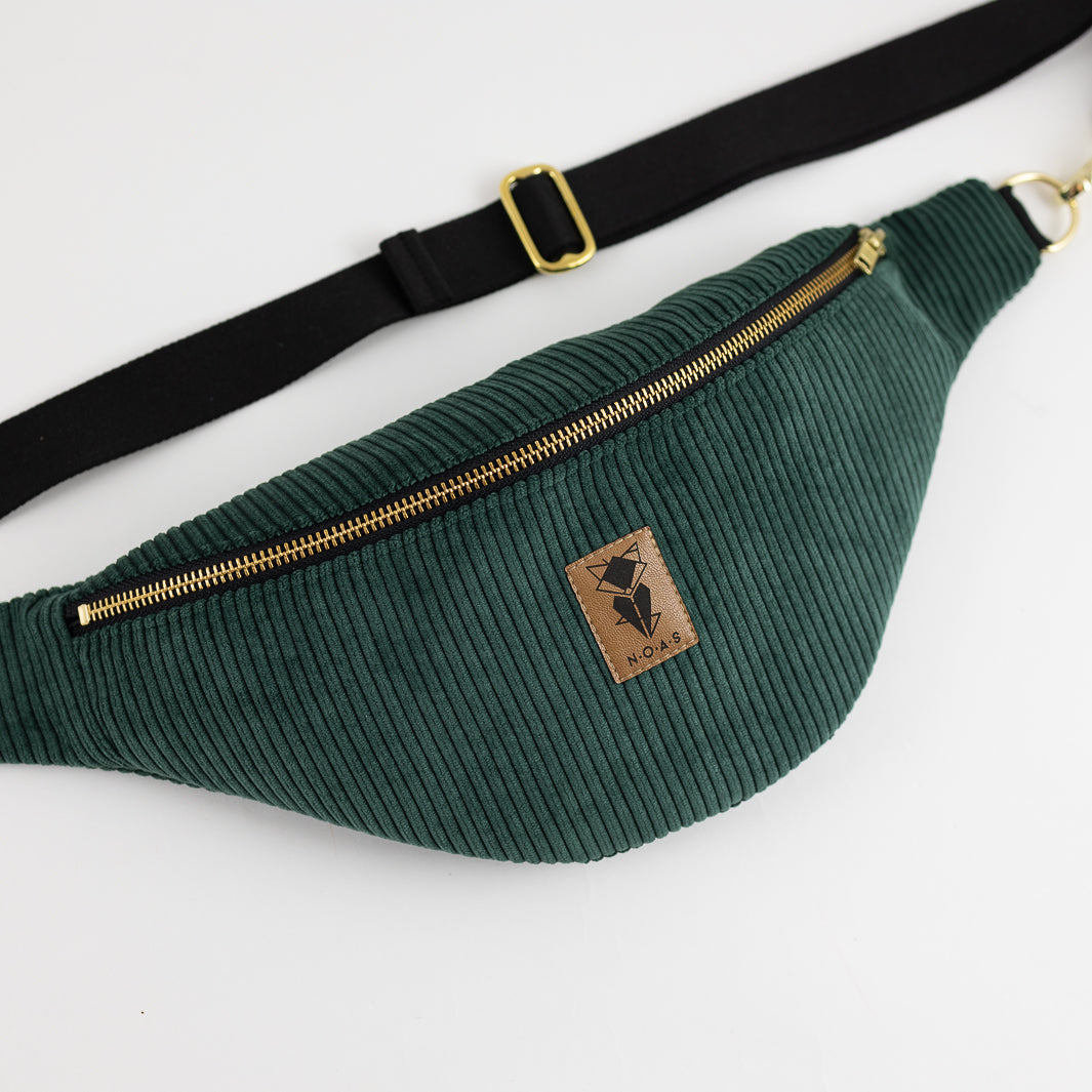 Cord Handmade Bauchtasche Große XL Umhängetasche Cord Canvas