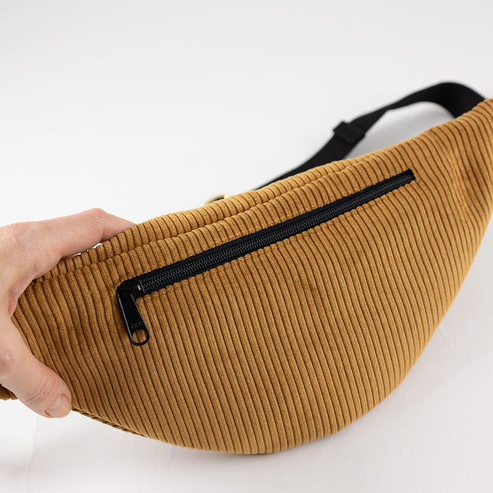 Bauchtasche Cord Honiggelb Size L
