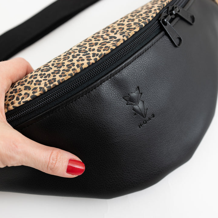 Bauchtasche Kork Leo Size L