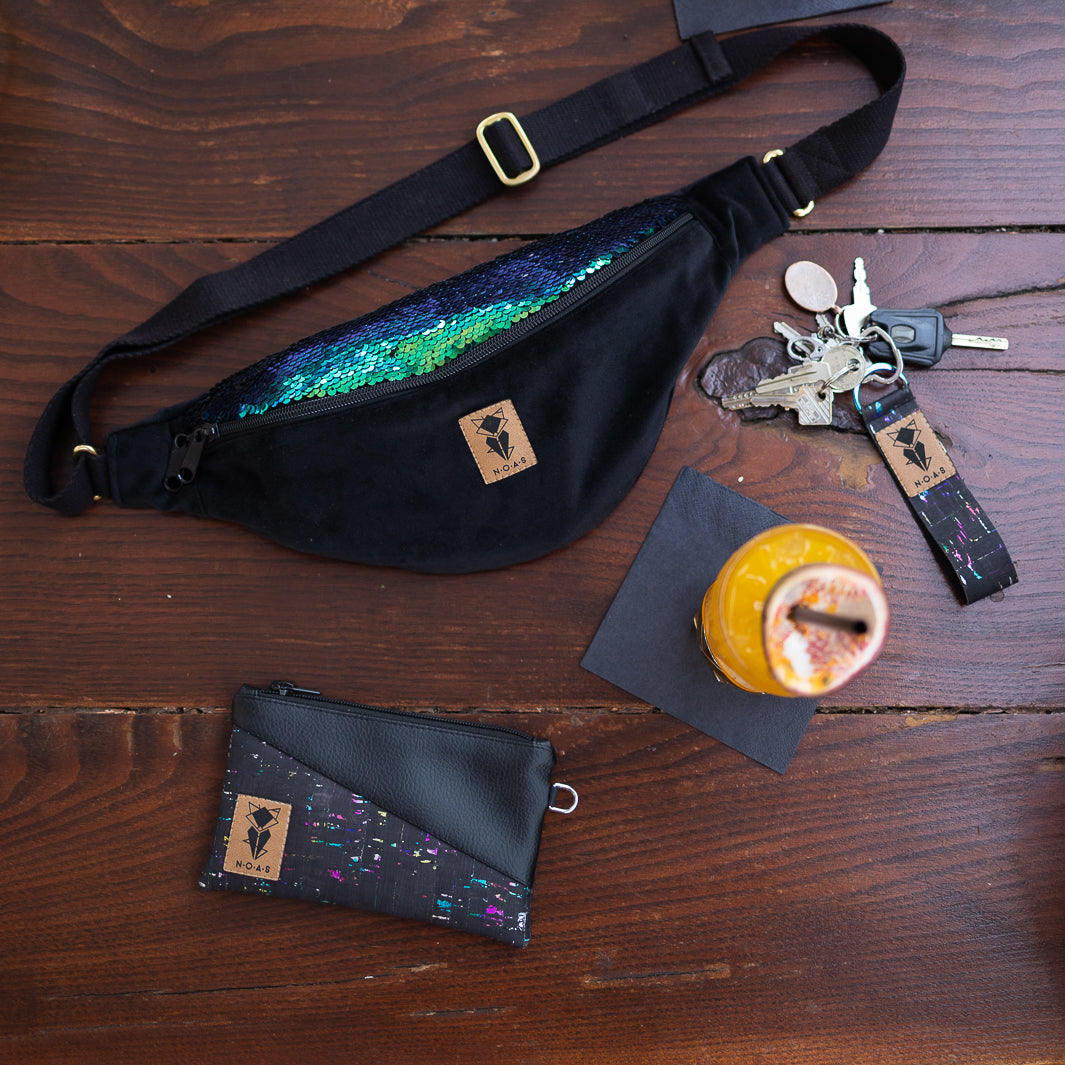 Kork Lila Schlüsselanhänger