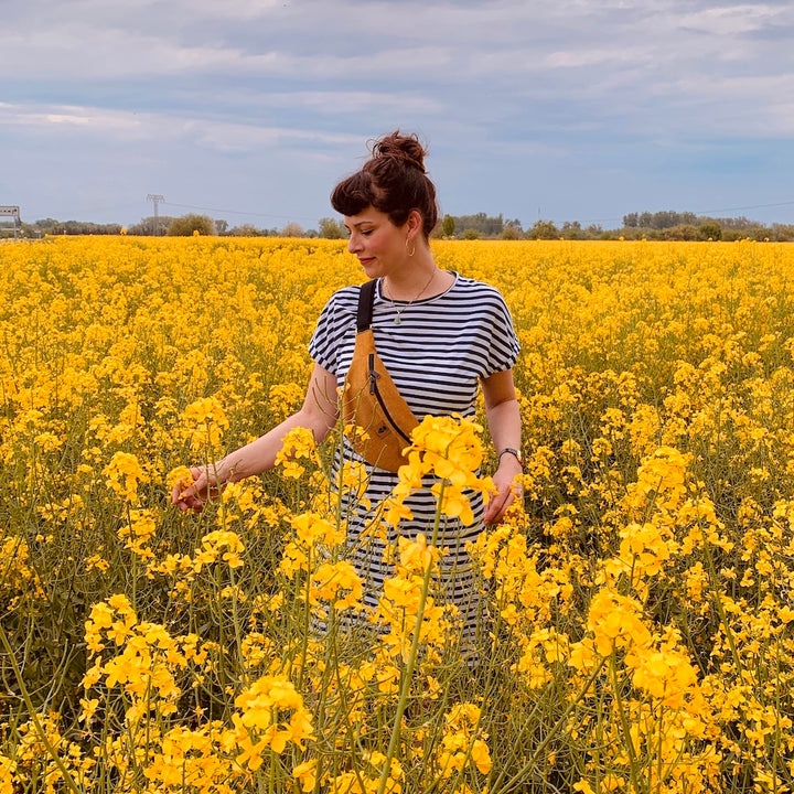Bauchtasche CORD Waldgrün Size L
