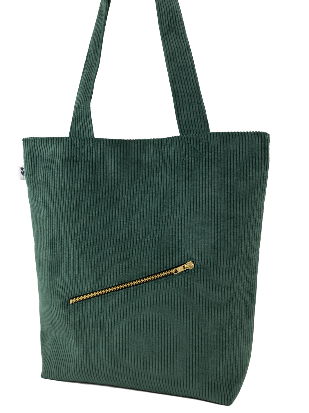 Cord Shopper Waldgrün