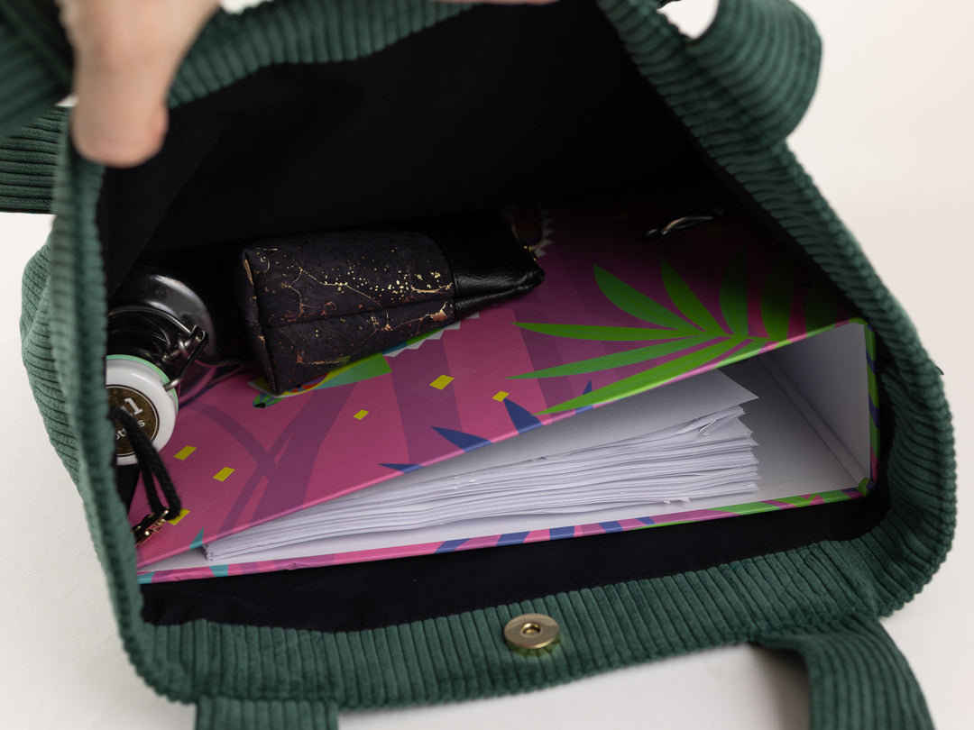 Cord Shopper Schwarz