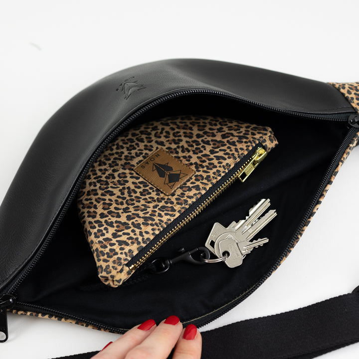 Bauchtasche Kork Leo Size L