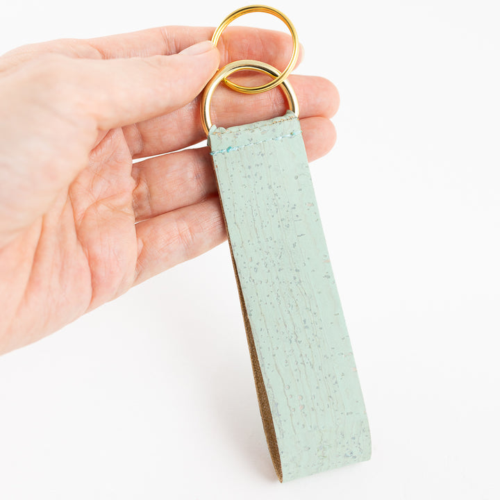 Kork Mint Schlüsselanhänger