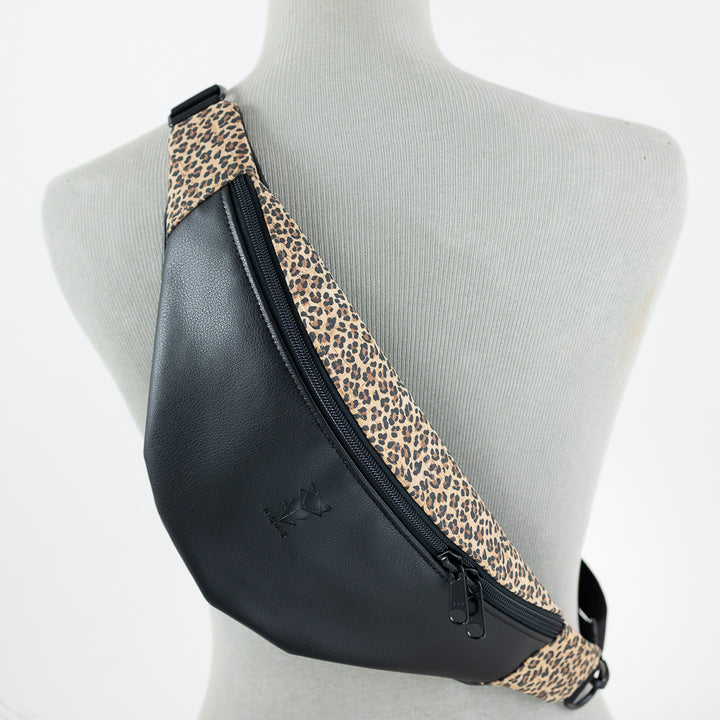 Bauchtasche Kork Leo Size L