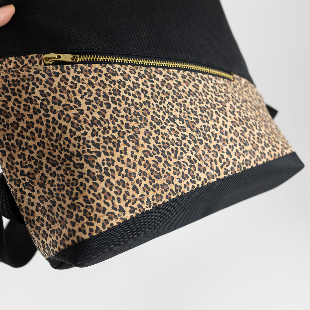 Mini-Rucksack Kork Leo mit Geheimfach