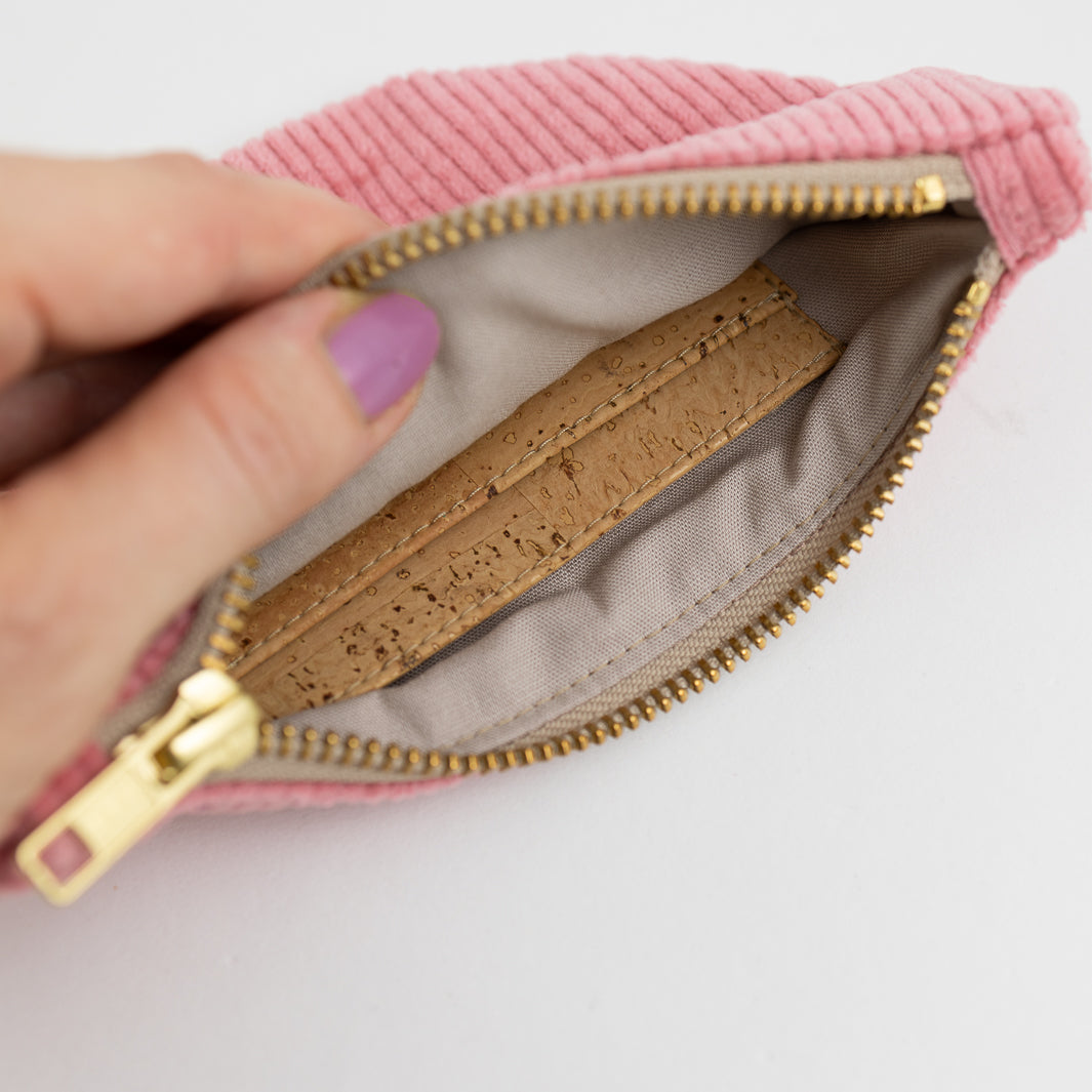 Moon Bag Geldbörse Cord Bubblegum