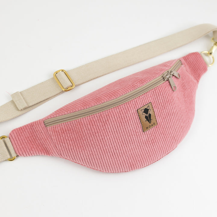 Bauchtasche Cord Bubblegum Size M