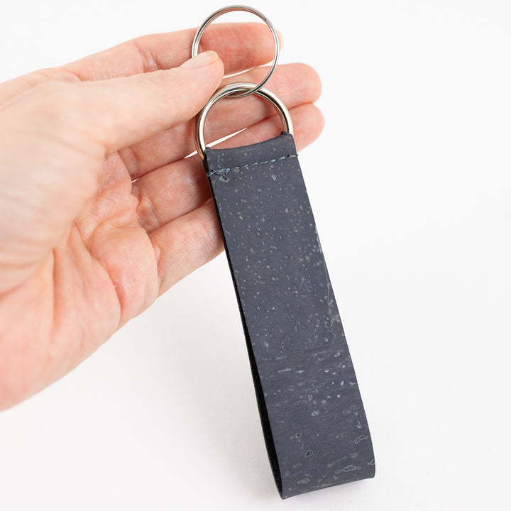 Kork Taubengrau Schlüsselanhänger