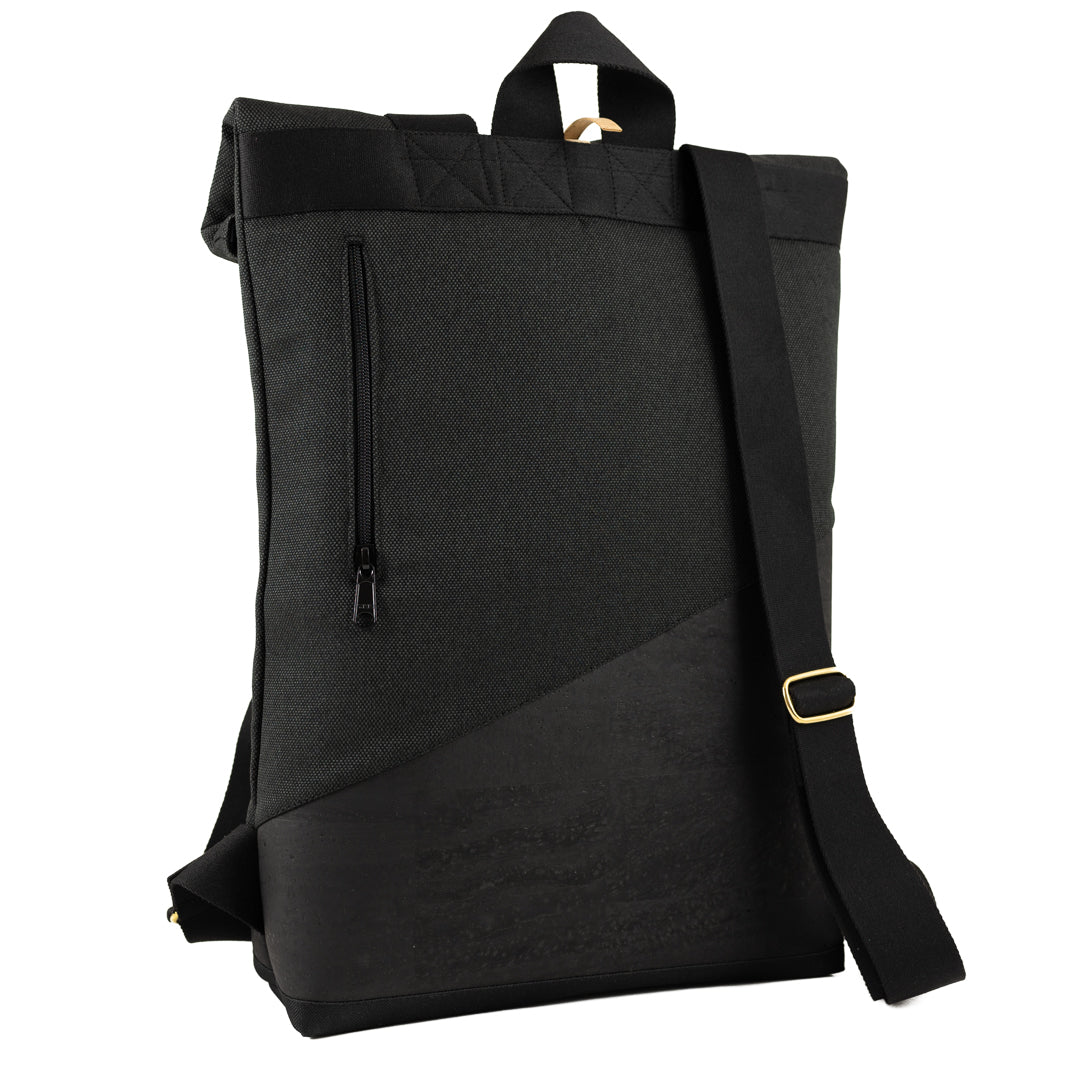 Small rolltop backpack with secret compartment - Design your unique piece
