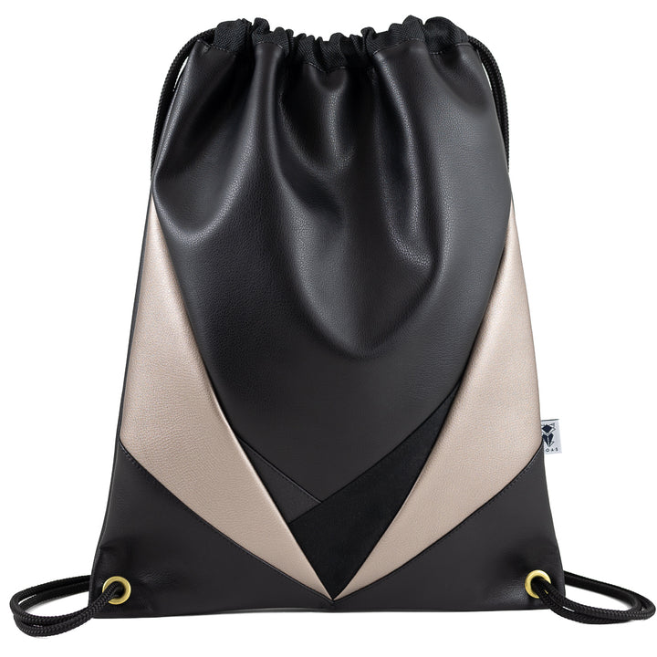 Turnbeutel Dreiecke Platin Gold