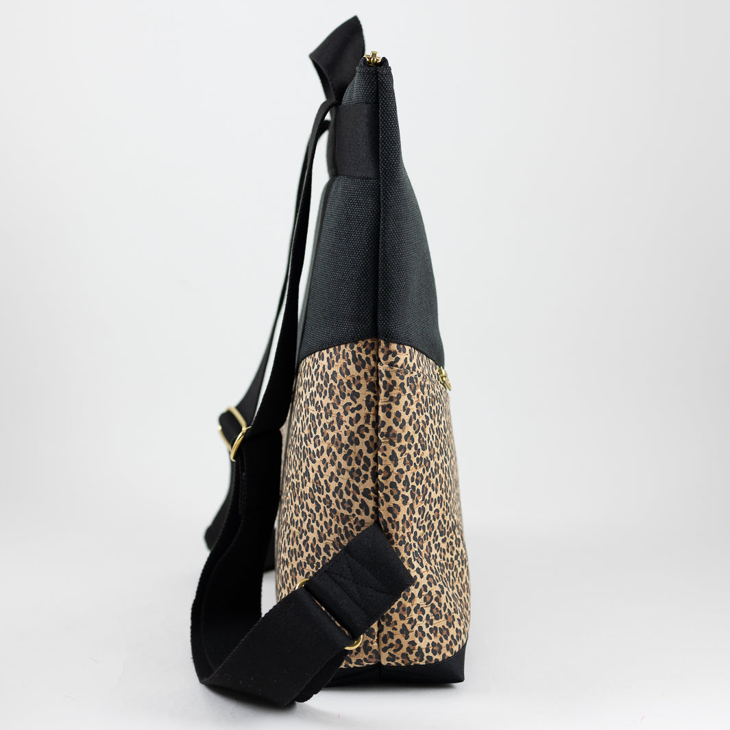 Mini-Rucksack Kork Leo mit Geheimfach