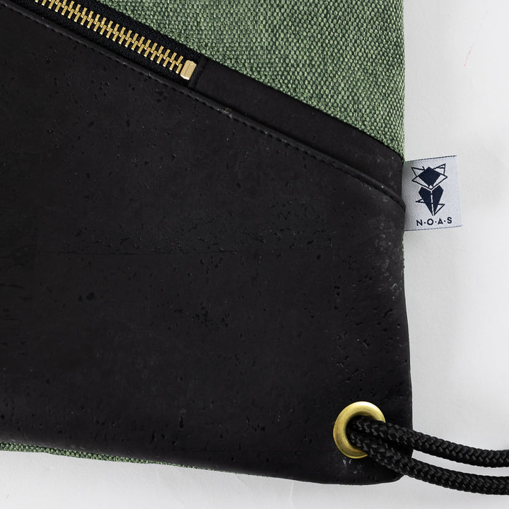 Wähle deine Materialkombination - Turnbeutel Kork & Canvas