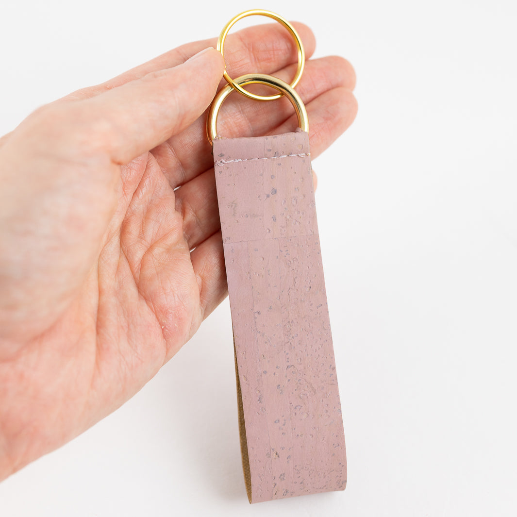 Kork Rosa Schlüsselanhänger