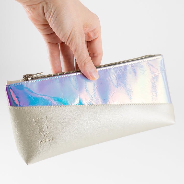 Kosmetiktasche Holo Rainbow Perlmutt