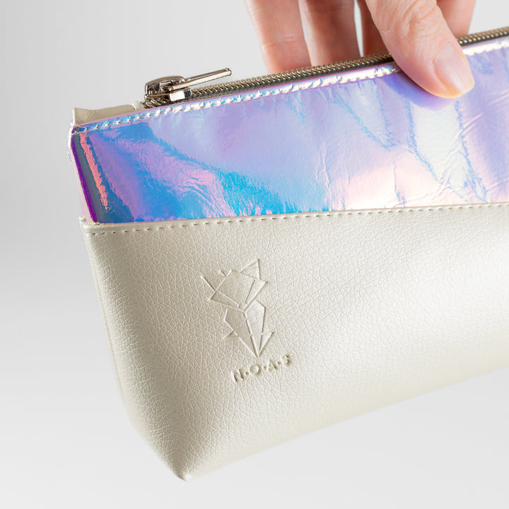 Kosmetiktasche Holo Rainbow Perlmutt